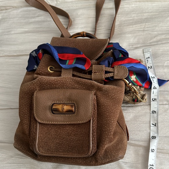 Gucci backpack  brown leather small version - Picture 10 of 10